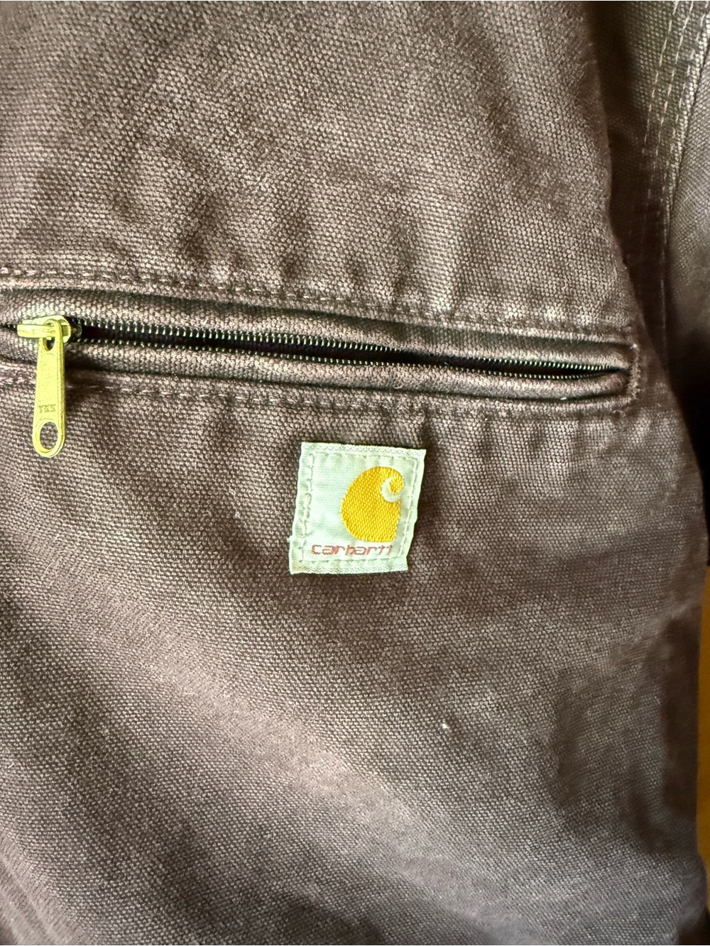 Carhartt Purple Hooded Sherpa-Lined Women’s WJ141 Coat Chore Heavy Duty - Picture 3 of 8